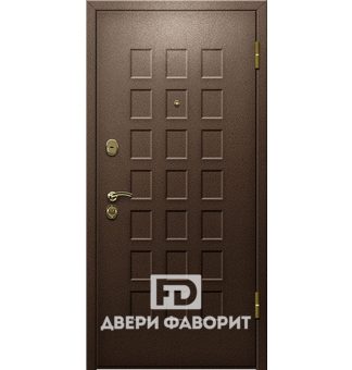 недорогая металлическая дверь с порошковым напылением