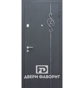 дверь для стандартного проема в коттедж с цинкогрунтом