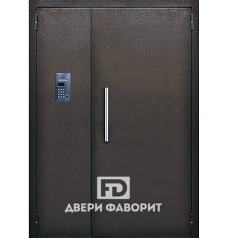 дверь с порошковым покрытием, с домофоном в подъезд