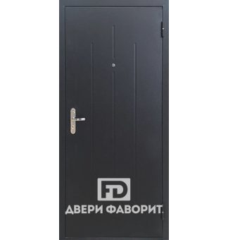Дверь с терморазрывом, отделка порошок + ламинат