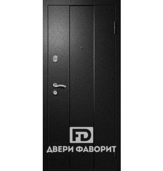 Стальная дверь с терморазрывом, отделка порошок