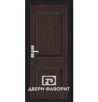 антивандальная недорогая дверь с МДФ