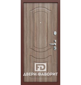 стальная дверь с отделкой мдф под дерево