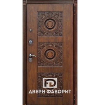 дверь из металла с отделкой винорит