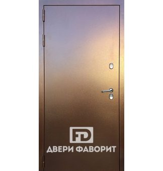 дверь стальная с цинкогрунтом, модель без глазка