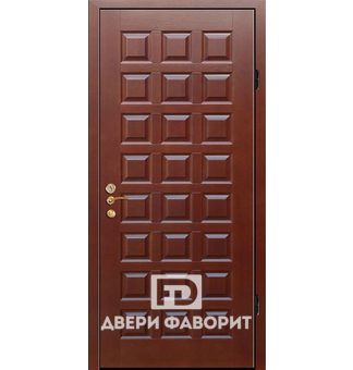 дверь металлическая без глазка отделана мдф