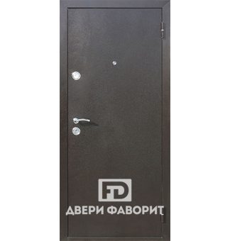 Дверь в загородный дом с цинкогрунтом