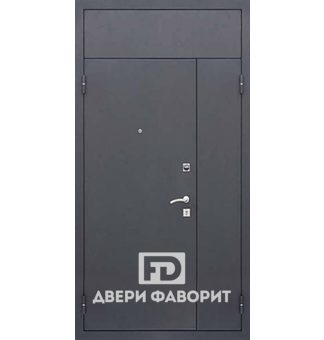 тамбурная дверь с верхней вставкой отделана антивандальным покрытием
