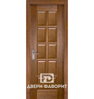 Уличная железная дверь с филёнчатым МДФ