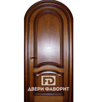 арочная дверь отделана с двух сторон мдф